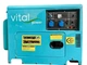 Дизельный генератор VitalPower в кожухе 7 кВт +Электростартер +AVR - изображение 1