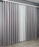 Комплект штор VR-Textil лен премиум ELEMENTA 100х270 2шт и Тюль 400х270 1866ш-115т светло-серый с белым 71-067/2 - изображение 3