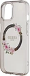 Etui plecki Guess IML Flowers Wreatch MagSafe do Apple iPhone 15/14/13 Transparent/Black (3666339221287) - obraz 6