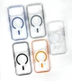 Чохол iPhone 17 Pro Clear color with MagSafe orange - изображение 2