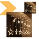 Xmas гірлянда STAR CURTAIN 12 WW Зірки Тепло білий 3M*80CM*50CM (47680-7401_223) - изображение 2