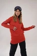 Худі BURTON W OAK LONG PULLOVER HOODIE cranberry heather - 20840-W20 - S - зображення 6