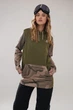 Худи BURTON W OAK LONG PULLOVER HOODIE martini olive heather/barren camo - 20840-W21 - M - изображение 6