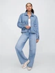 Джинсовая куртка женская GAP 234018530 L Голубая (1159848137) - изображение 3