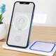 Беспроводное зарядное устройство XO WX023 15W 3 in 1 (iPhone + iWatch + AirPods), цвет Белый - изображение 3