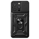 Чехол Primo Shockproof для Apple iPhone 16 Pro Max - противоударный, с подставкой и шторкой для камеры - Black - изображение 1