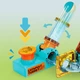 Детский конструктор 2-в-1: Marble Run + Магнитный конструктор (78 элементов) для мальчиков и девочек из труб с шариками и катапультой (NO.78-7) - изображение 5
