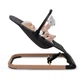 Кресло-качалка детская для новорожденного Kidwell LARO Black/Wooden / Шезлонг качалка для детей с игрушками - изображение 3