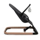 Кресло-качалка детская для новорожденного Kidwell LARO Black/Wooden / Шезлонг качалка для детей с игрушками - изображение 4