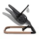 Кресло-качалка детская для новорожденного Kidwell LARO Black/Wooden / Шезлонг качалка для детей с игрушками - изображение 7