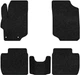 Ворсовые коврики EVAtech Premium в салон авто для Peugeot 301 2012 1 поколение Sedan EU черный кант (PT3328CV5AV2VPB) - изображение 1