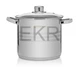 Каструля нержавіюча 16.2л професійна з кришкою Edenberg EB-547 - зображення 3