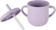 Набір посуду для годування дітей Ikonka фіолетовий 9 елементів (5903039740785) - зображення 9