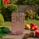 Ваза скляна Bubbles, 30см, Розова 591-320 - зображення 2
