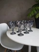 Келихи для вина з кольорового скла 6 шт Glassware 320 мл Сірий EK10998 - изображение 2