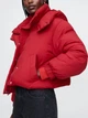 Куртка демисезонная короткая с капюшоном женская Gap 273312600 XL Красная (1159835289) - изображение 4