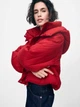 Куртка демисезонная короткая с капюшоном женская Gap 273312600 XS Красная (1159835704) - изображение 5