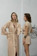 Комплект женский четверка халат рубашка футболка шорты Jessica Collection L-XL бежевый - изображение 3