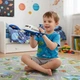 Игровой набор полицейский самолет-парковка Iso Trade 26680 с машинками и краном раскладной сине-белый 37 см для мальчиков от 3 лет - изображение 3