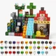 Детский магнитный конструктор Minecraft 150 шт (кубики на магнитах) Майнкрафт - изображение 1