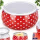 Miska Orion Tecka emaliowana Czerwona 1 l (8592381217518) - obraz 5