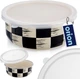 Miska Orion Szachownica emaliowana z pokrywką 15.5 cm 800 ml (8592381207069) - obraz 4
