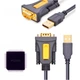 Кабель для передачи данных USB to COM M 1.5m DB9 RS-232 CR104 black Ugreen (20211) (319322) - изображение 3