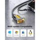 Кабель для передачи данных USB to COM M 1.5m DB9 RS-232 CR104 black Ugreen (20211) (319322) - изображение 9