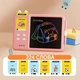 Карточки Монтессори для английского языка 2в1 планшет LCD для рисования 24 х 17 х 5 см зарядка от USB 224 слова Розовый - изображение 2