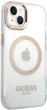Панель Guess Metal Outline Magsafe для Apple iPhone 15/14/13 Transparent/Gold (3666339196899) - зображення 3