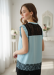 Блуза inDresser L Голубой (IN-8000-Blue) - изображение 7