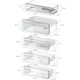 Холодильник вбудовуваний SIEMENS KB96NADD0 - изображение 2
