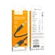 Аудіокабель HOCO UPA30 Friend digital audio conversion cable Type-C Black (6942007625524) - зображення 2