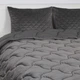 Ковдра ТЕП "VELOUR" Темно - сіра, 200x210 - зображення 4