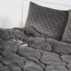Ковдра ТЕП "VELOUR" Темно - сіра, 200x210 - зображення 6
