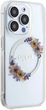 Etui plecki Guess IML Flowers Wreatch MagSafe do Apple iPhone 15 Pro Max Transperent (3666339221737) - obraz 4