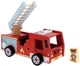 Дерев'яна іграшка Trefl Пожежна машина Бобаски і Ведмедик (61700) (5900511617009) - зображення 2