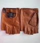Авто перчатки Fiorgini Premium fingerless Classic Цвет Рыжий Размер L (210002) - изображение 8
