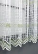 Тюль сетка VR-Textil Juli № 1870т Арка на кухню цвет белый с салатовым 500х145 см (53-0177) - изображение 6