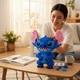 Конструктор игровой детский Стич 5600 деталей 33 см блочный, набор для развития детей фигурка из мультфильма Лило и Стич Синий - изображение 3