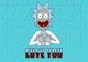 Пазл Із Маленькими Елементами Rick And Morty Love (Рік Та Морті) Розмір A5 - зображення 1