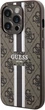 Etui plecki Guess 4G Printed Stripes MagSafe do Apple iPhone 15 Pro Max Brown (3666339203474) - obraz 2