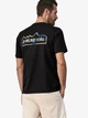 Koszulka męska z nadrukiem Patagonia 37768-INBK XL Czarna - obraz 2