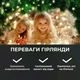Гірлянда Роса 1000 LED 100 метрів артикул 1000L100MWW - изображение 8