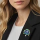 Брошь BROCHE бижутерия Птицы Павлин зелёная BRBF114398 - изображение 4