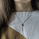 Серебряная подвеска с сапфиром nano 0.93ct (2194989) - изображение 7