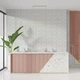 3D панель на стену самоклеящаяся Sticker Wall Белый кирпич (001-3) SW-00000174 700х770х3 мм - изображение 2