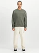 Bluza bez kaptura męska Alpha Industries 258307142 XL Zielona - obraz 3