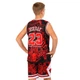 Форма баскетбольная детская NBA клуб Chicago Bulls 23 BA-6625 Красный-черный L рост 128-134 - изображение 4
