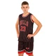 Форма баскетбольная детская NBA клуб Chicago Bulls 23 BA-6603 Черный-красный M рост 122-128 - изображение 2
